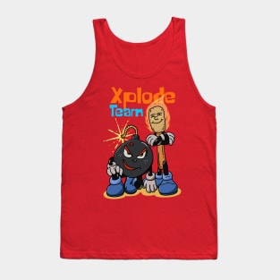 Explode team mascot Tank Top